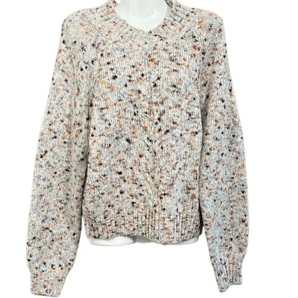 Steve‎ Madden Jillian Sweater Size XL Wool Alpaca Blend Grey Marl Preppy NWT
